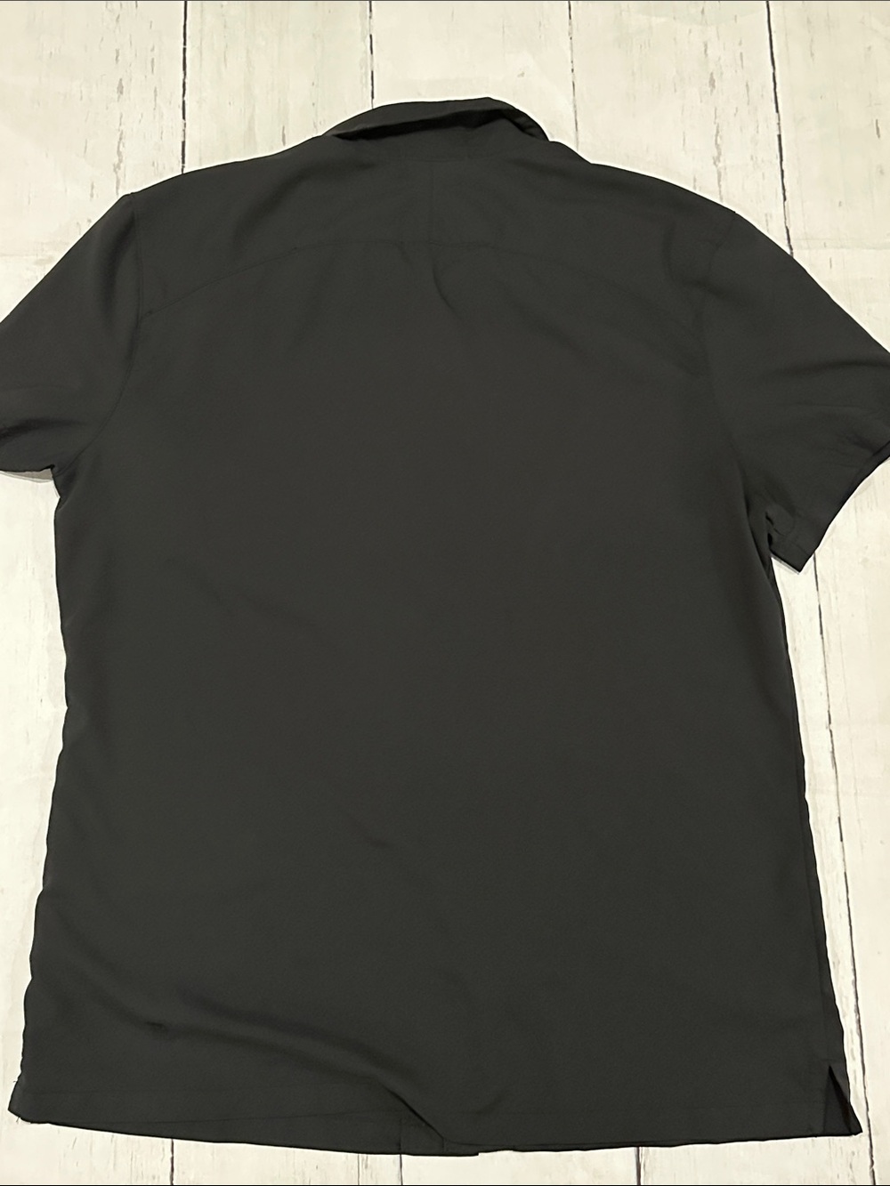 all in motion Black Short-Sleeve Casual Button-Down Shirt size large - Picture 7 of 10
